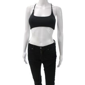 CSB Serenity  Collection  Strappy Racerback Sports Bra Black Size XS
